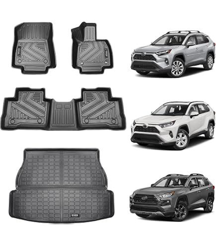 Amazon | kaitou RAV4 フロアマット XA 50系 3D 防水 車 ラゲッジ